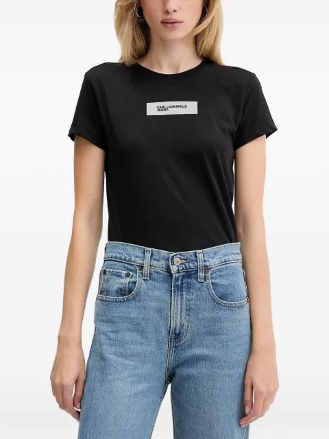 logo-patch T-shirt by KARL LAGERFELD JEANS