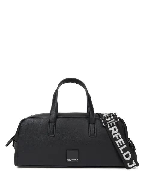 logo-patch bowling bag by KARL LAGERFELD JEANS