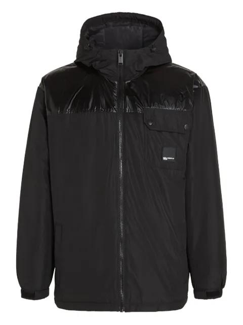 logo-patch jacket by KARL LAGERFELD JEANS