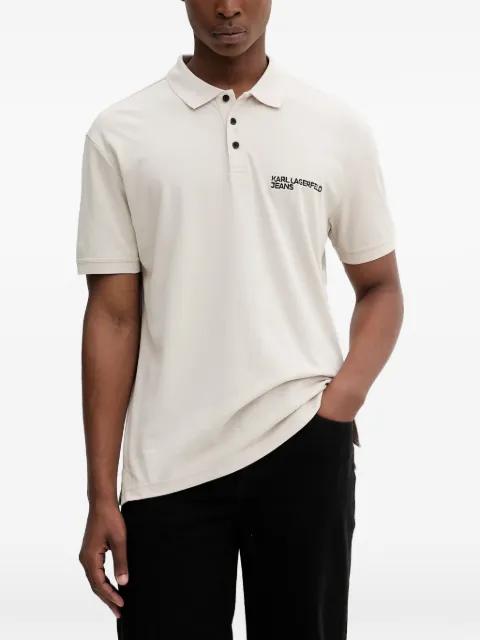 logo polo shirt by KARL LAGERFELD JEANS