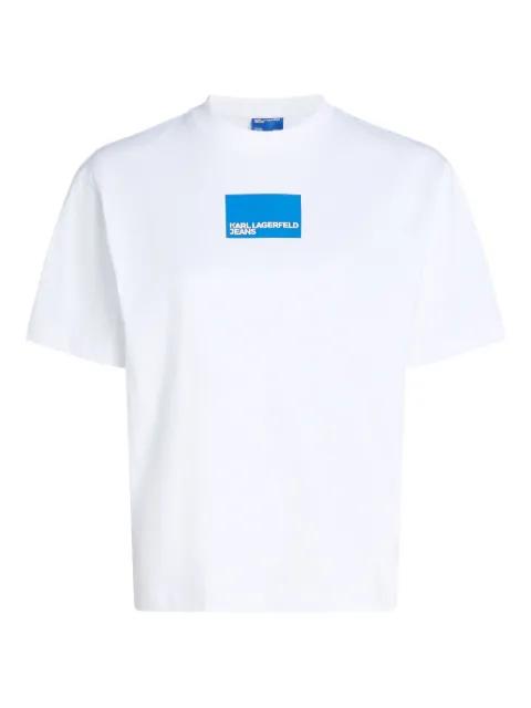 logo-print T-shirt by KARL LAGERFELD JEANS