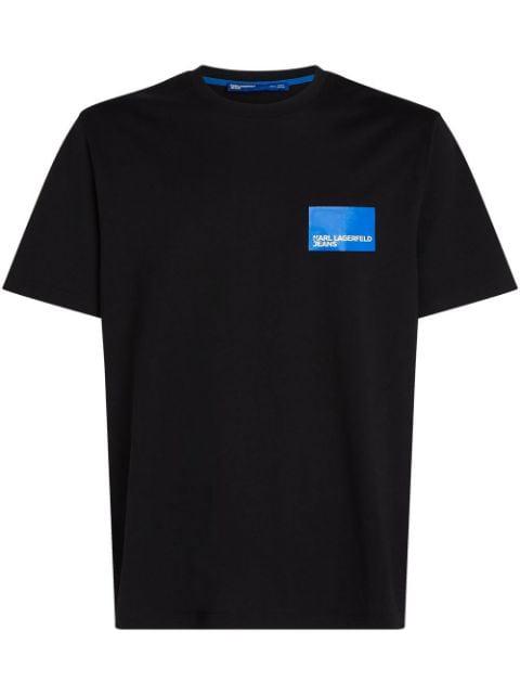 logo-print T-shirt by KARL LAGERFELD JEANS