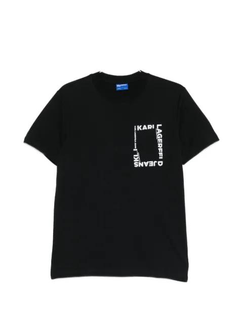 logo-print T-shirt by KARL LAGERFELD JEANS