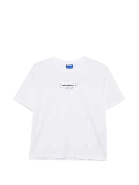 logo-print T-shirt by KARL LAGERFELD JEANS