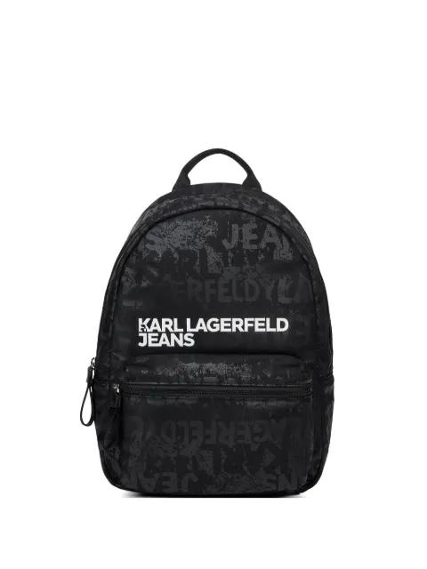 logo-print backpack by KARL LAGERFELD JEANS