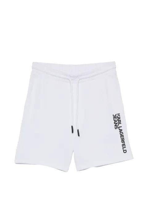 logo-print drawstring shorts by KARL LAGERFELD JEANS