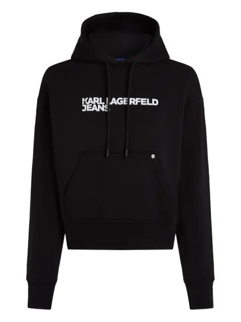 logo-print hoodie by KARL LAGERFELD JEANS