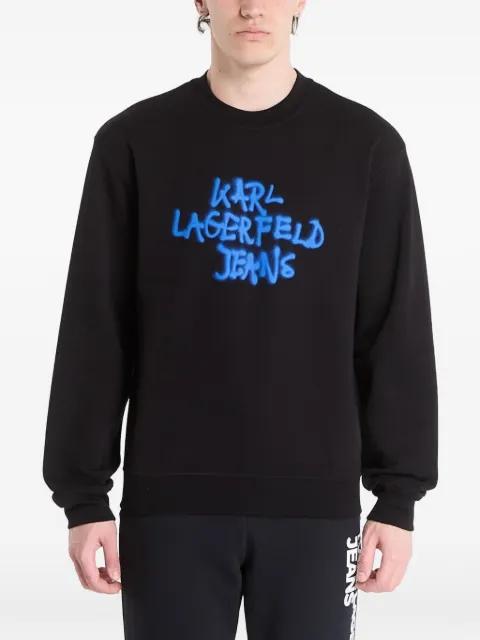 logo-print sweatshirt by KARL LAGERFELD JEANS