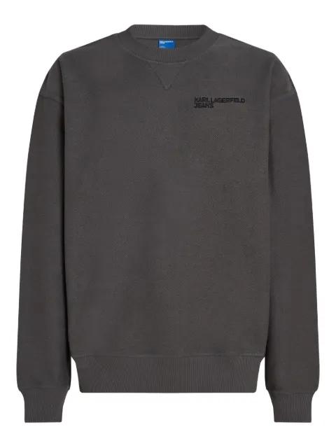 logo-print sweatshirt by KARL LAGERFELD JEANS