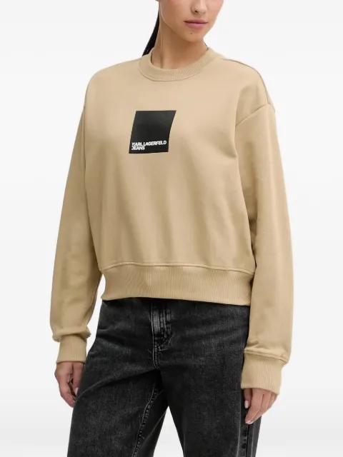 logo-print sweatshirt by KARL LAGERFELD JEANS