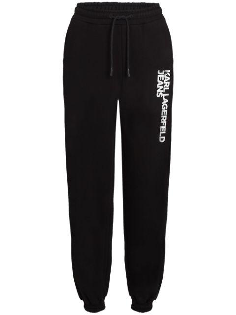logo-print track pants by KARL LAGERFELD JEANS