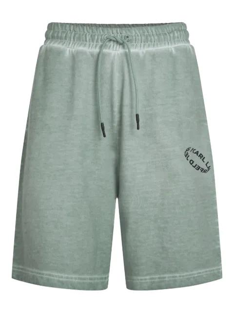 logo-print track shorts by KARL LAGERFELD JEANS