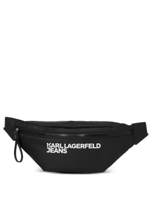 logo zip belt bag by KARL LAGERFELD JEANS