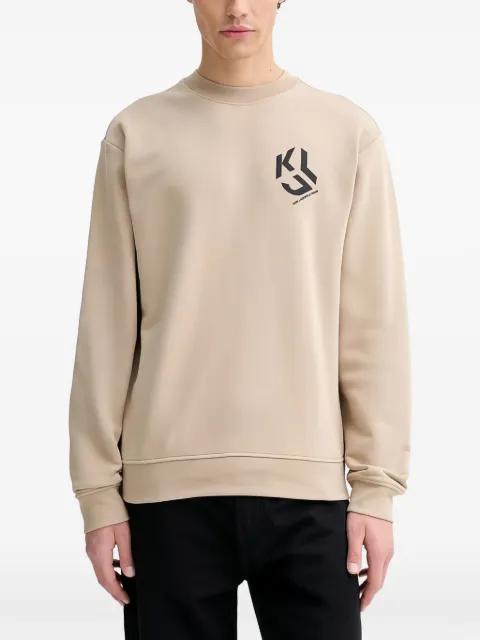 monogram-patch sweatshirt by KARL LAGERFELD JEANS