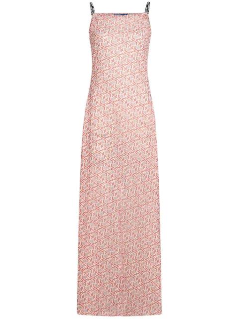 monogram-print dress by KARL LAGERFELD JEANS