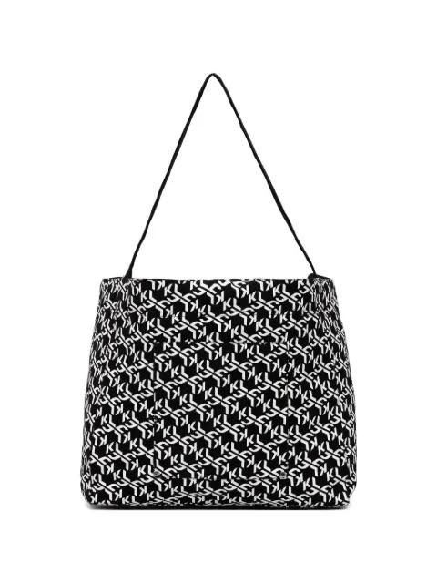 monogram-print tote bag by KARL LAGERFELD JEANS