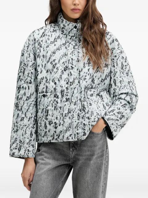 patterned quilted jacket by KARL LAGERFELD JEANS
