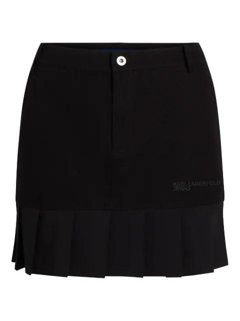 pleated mini skirt by KARL LAGERFELD JEANS