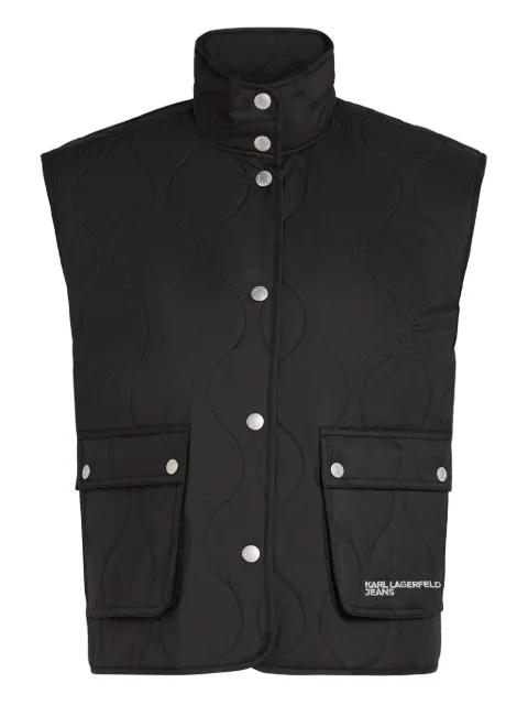 quilted vest by KARL LAGERFELD JEANS