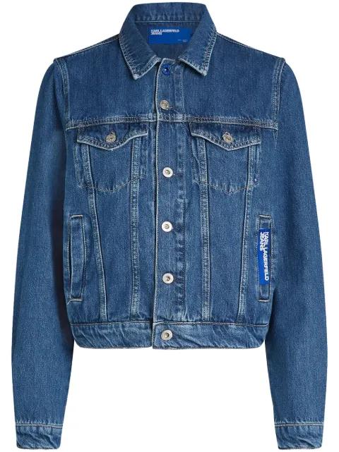 regular-fit denim jacket by KARL LAGERFELD JEANS
