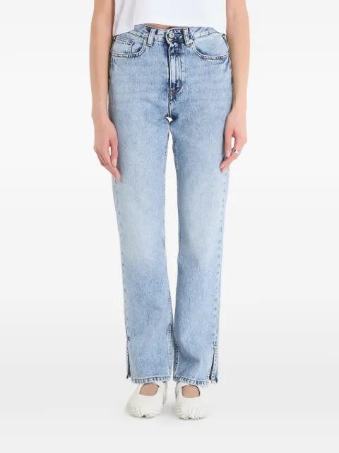 side-slit jeans by KARL LAGERFELD JEANS