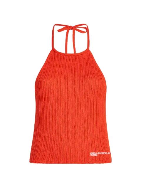 sleeveless top by KARL LAGERFELD JEANS