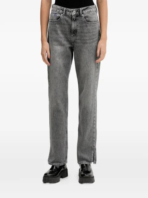 split-hem jeans by KARL LAGERFELD JEANS