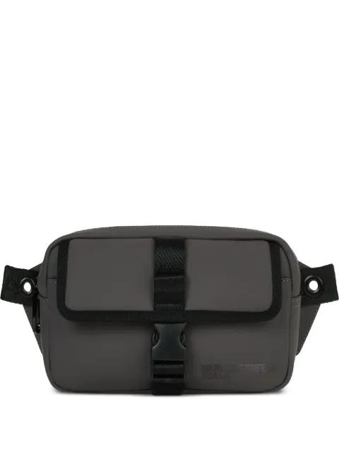 strap buckle messenger bag by KARL LAGERFELD JEANS