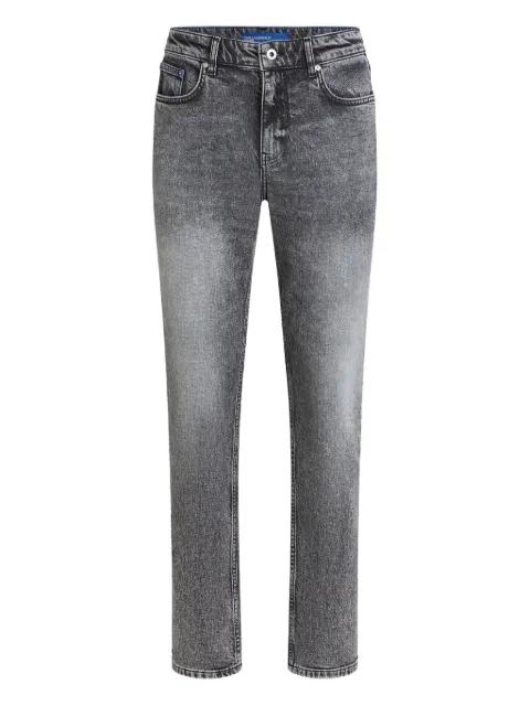 stretch-cotton jeans by KARL LAGERFELD JEANS