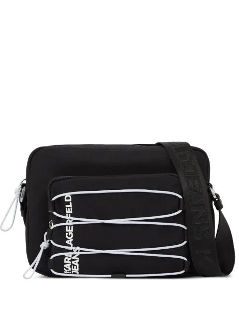 string utility shoulder bag by KARL LAGERFELD JEANS