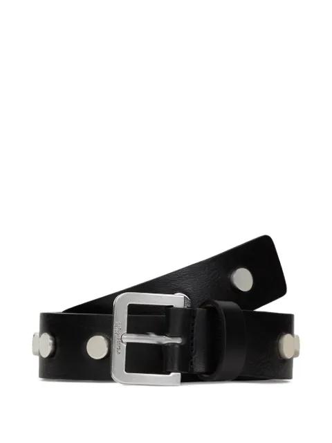 studded leather belt by KARL LAGERFELD JEANS