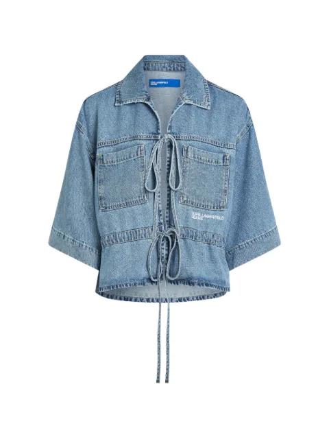 tie blouse by KARL LAGERFELD JEANS