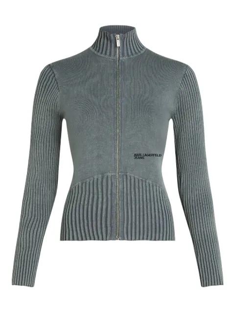 utility zip-up jumper by KARL LAGERFELD JEANS