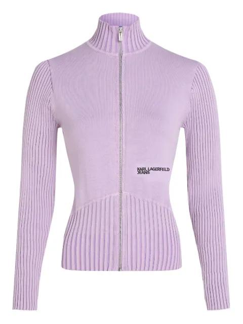 utility zip-up jumper by KARL LAGERFELD JEANS