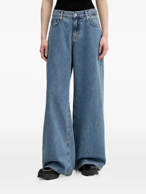 wide-leg jeans by KARL LAGERFELD JEANS