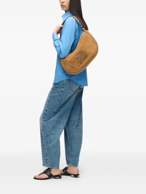K/Autograph Patch moon-silhouette shoulder bag by KARL LAGERFELD