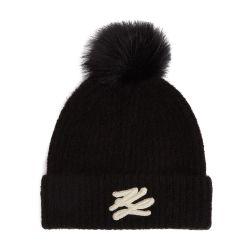 K/Autograph beanie by KARL LAGERFELD