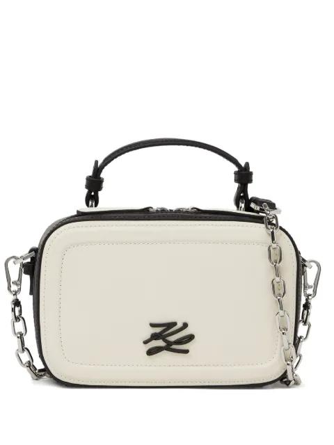 K/Autograph leather cross body bag by KARL LAGERFELD