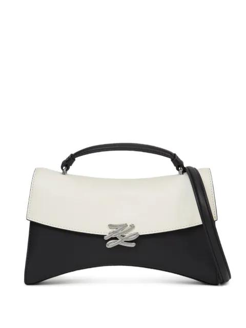 K/Autograph leather crossbody bag by KARL LAGERFELD