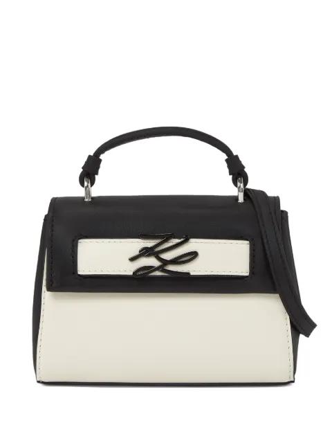 K/Autograph leather tote bag by KARL LAGERFELD
