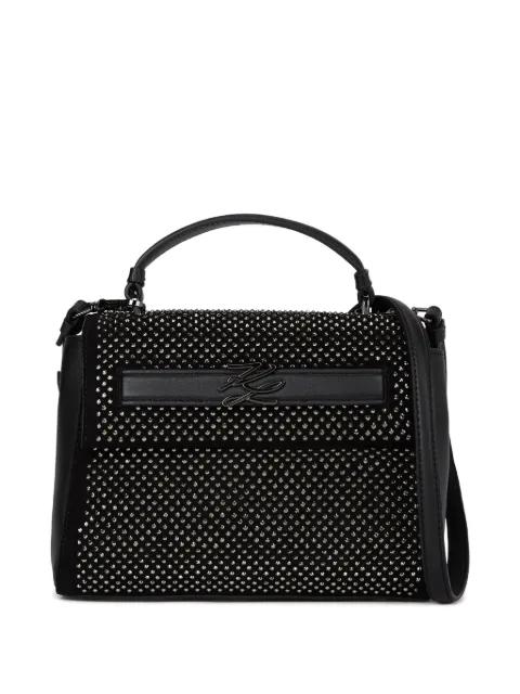 K/Autograph rhinestone-embellished tote bag by KARL LAGERFELD