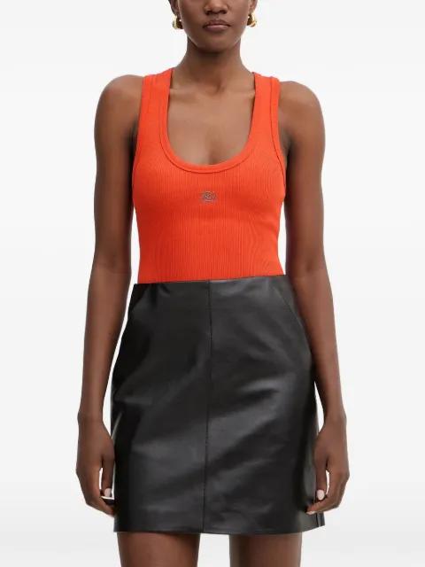 K/Autograph ribbed tank top by KARL LAGERFELD