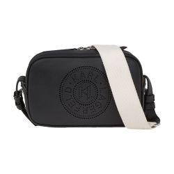 K/Circle perforated crossbody bag by KARL LAGERFELD