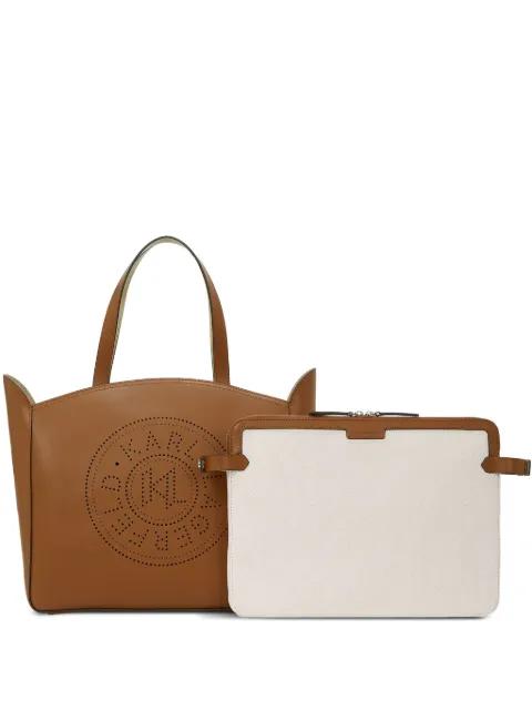 K/Circle tote bag by KARL LAGERFELD