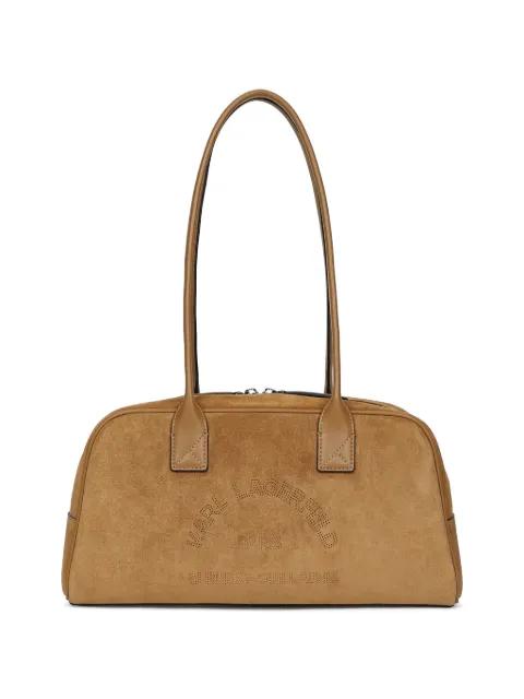 K/Daily suede shoulder bag by KARL LAGERFELD