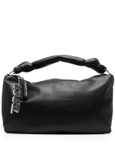 K/Knotted padded shoulder bag by KARL LAGERFELD