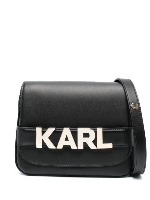 K/Letters logo-plaque crossbody bag by KARL LAGERFELD