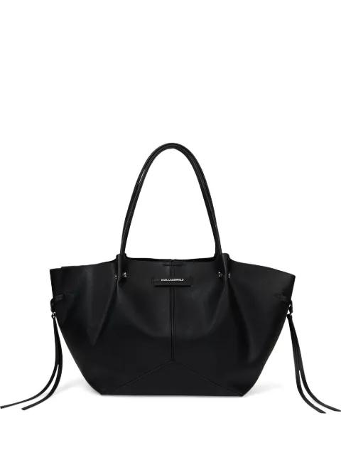 K/Pierced top-handle tote bag by KARL LAGERFELD