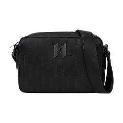 K/Plak perforated crossbody bag by KARL LAGERFELD
