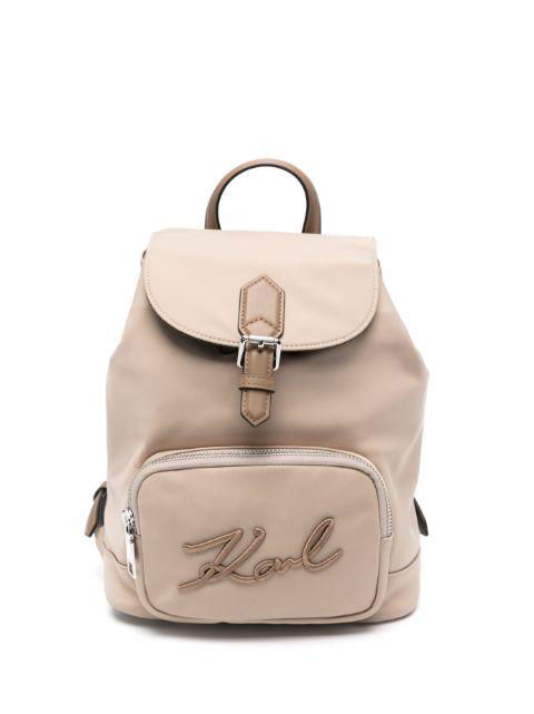 K/Signature backpack by KARL LAGERFELD